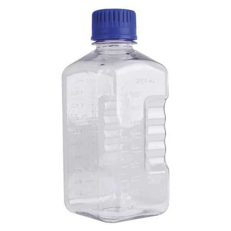 Media Bottle, PETG, 271.2 mm H, PK6 MPN:WPBGC2000SB