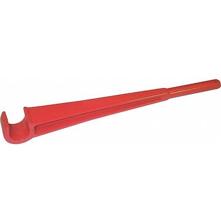 Valve Wheel Wrench, 1 x 14-3/4 in, Red MPN:8714