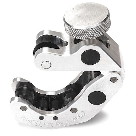 Tubing Cutter, 1/4 in to 2-7/16 in OD Cutting Capacity, Standard Wheel Cutter, Knob Handle MPN:4992