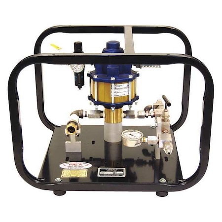 Hydro Test Pump, Reciprocating Plunger, 1gpm, 10, 000psi, Air Motor MPN:32450