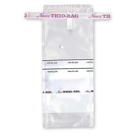 Sampling Bag, Polyethylene, 3.4 oz., PK100 MPN:B01402