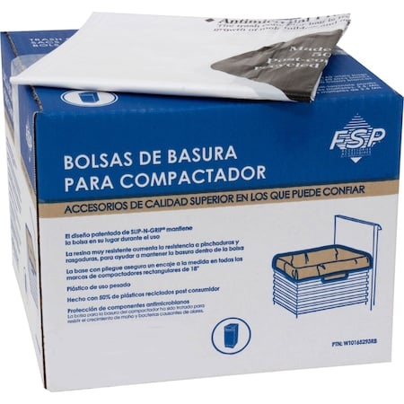 Trash Compactor Bags, PK60 MPN:W10165293RB
