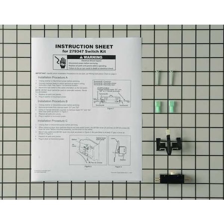 Dryer Door/Washer Lid Switch Kit MPN:00-W10820036