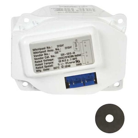 Ice Auger Drive Motor MPN:W10271509