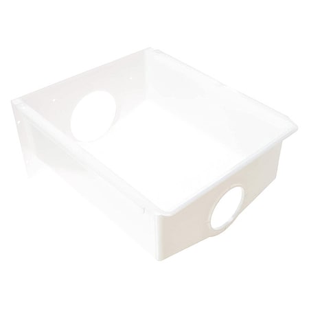 Ice Container, White, Plastic, 17 in H MPN:WPW10670845