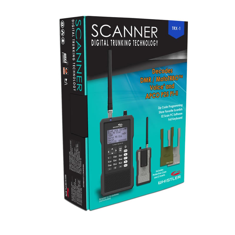 Whistler Handheld Decodes DMR/MotoTRBO Voice Scanner MPN:TRX-1