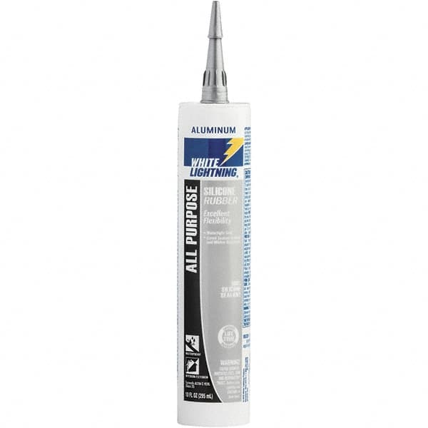 Joint Sealant: 10 oz Cartridge, Silver, RTV Silicone MPN:W11124510