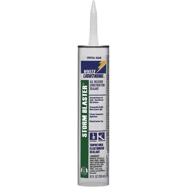 Caulk: 10 oz Tube, Clear, Tetrachloroethylene MPN:W41401010