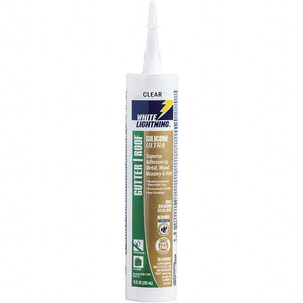 Sealant: 10 oz Tube, White, Silicone MPN:W43101010