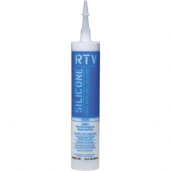 Sealant: 10 oz Tube, White, RTV Silicone MPN:WL099112W