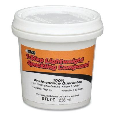 1-Step Lightweight Spackling Compnd White 1/2 Pt MPN:WL60512