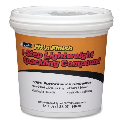 1-Step Lightweight Spackling Compound 1 Quart MPN:WL60520