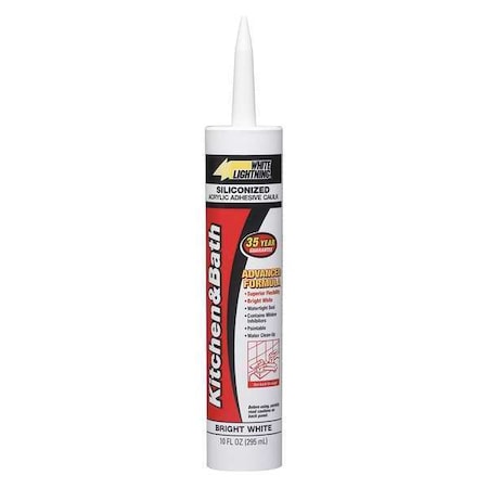 10-OZ. Tub & Tile Adhesive Caulk White MPN:W22000010