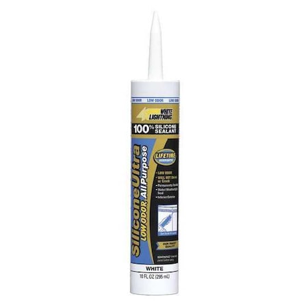 Silicone Ultra All Purpose Sealant Clear 10 Oz MPN:W11111010