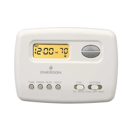 Thermostat, 5-2 Programs, 1 H, 1 C, Battery, 24VAC MPN:01F78 151S1