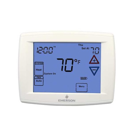 Blue Series 12 Touchscreen Thermostats, 7, 5-1-1 Programs, 3 H, 2 C, 24VAC MPN:01F95 1277