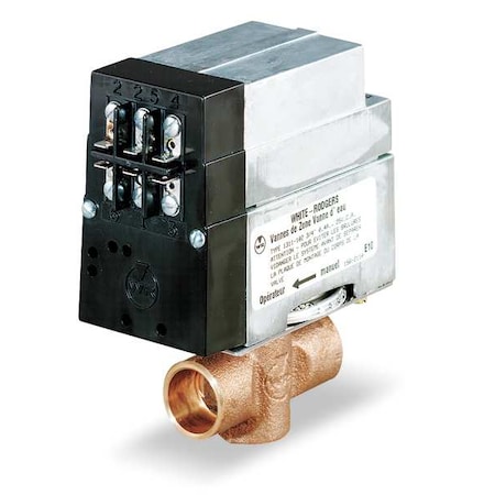 Motorized Zone Valve, NC, SS, 3/4 in Sweat MPN:13 11 102S1