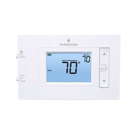 80 Series Thermostats, 2 H, 1 C, Hardwired/Battery, 24VAC MPN:1F83H-21NP