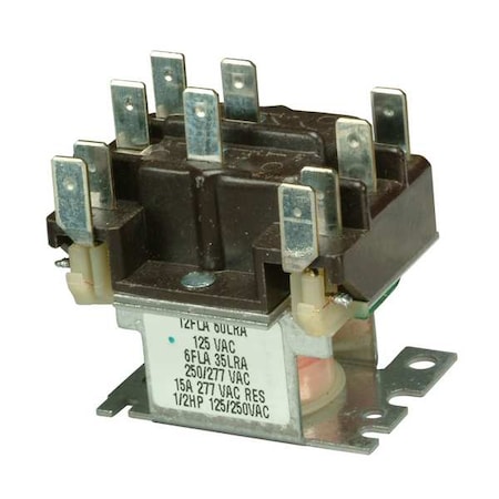 Magnetic Relay, 115/120V AC, DPDT, 6Pins MPN:90 341S1