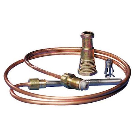 Replacement Thermocouple, LP/NG, 18 to 30 mV, 18 in L., Standard Coaxial, Universal Adapter Fitting MPN:H06E018S1