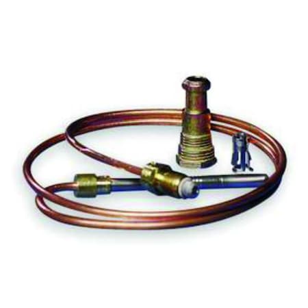 Replacement Thermocouple, LP/NG, 18 to 30 mV, 30 in L., Standard Coaxial, Universal Adapter Fitting MPN:H06E030S1