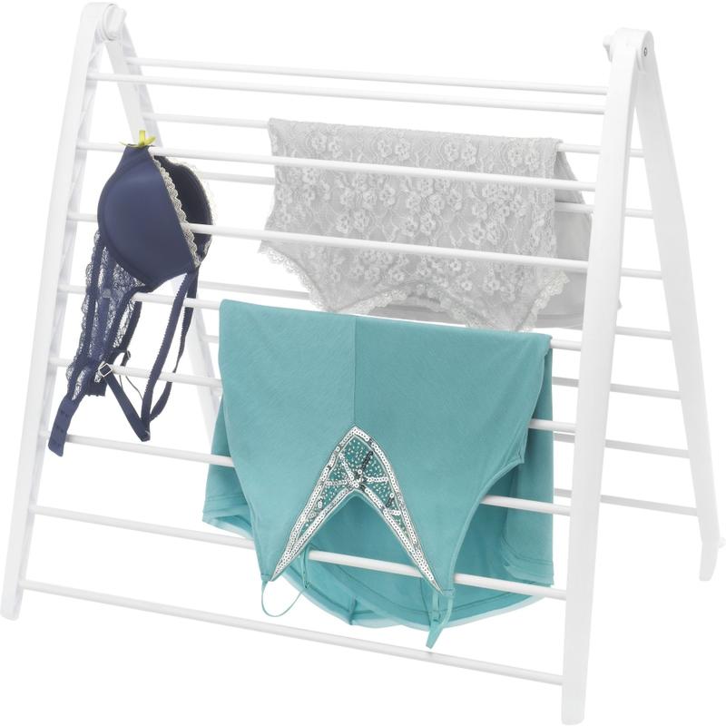 Whitmor Drying Rack - White - Resin, Metal - 1 Each MPN:6036-5924