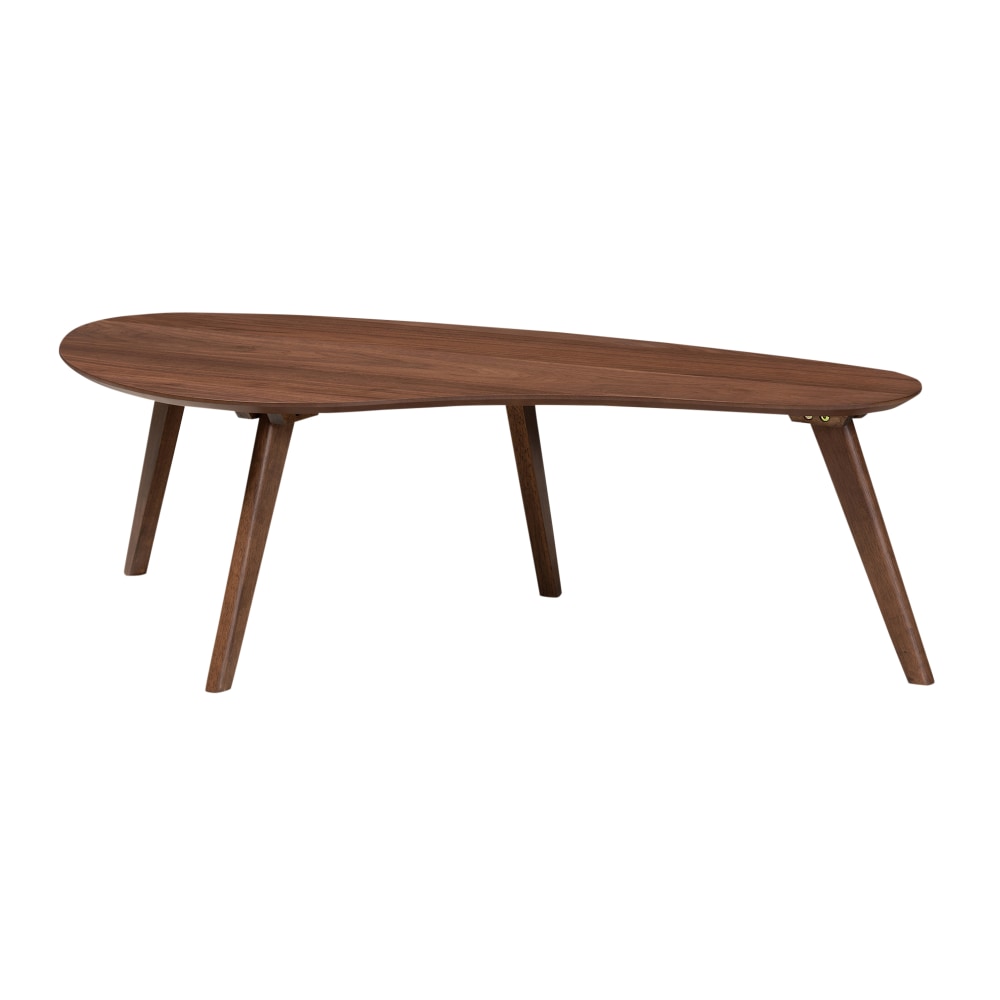 Baxton Studio Mid-Century Modern Coffee Table, 15inH x 47-1/4inW x 23-5/8inD, Walnut MPN:2721-9736