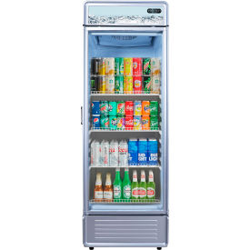 Whynter PROTECH Merchandiser Display Refrigerator 1 Glass Door 12 Cu. Ft. Capacity White CBC-1200WG