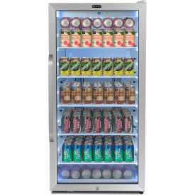 Whynter CBM-815WS Freestanding Commercial Beverage Merch/ Refrig w/Superlit Door 8.1 Cu. Ft. CBM-815WS
