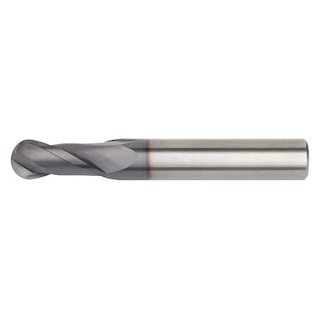Ball End Mill, Single End, 8.00mm, Carbide MPN:28380800T016