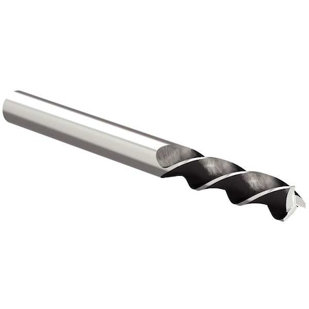 Square End Mill, 0.1875 in, Carbide MPN:3A19E05011SZT UNCOATED