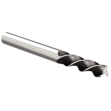 Corner Radius End Mill, 0.25 in, Carbide MPN:3A19E07013RGT UNCOATED