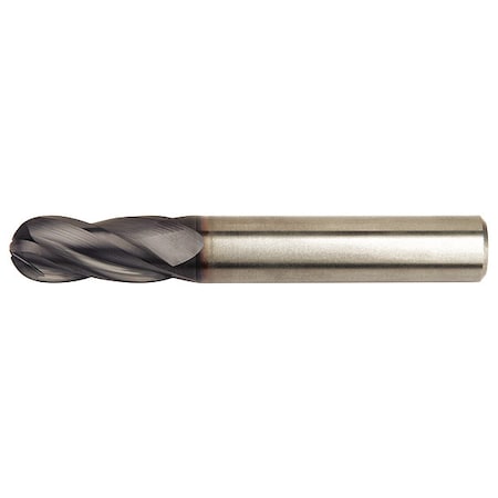 Ball End Mill, Single End, 3.00mm, Carbide MPN:40000300T009