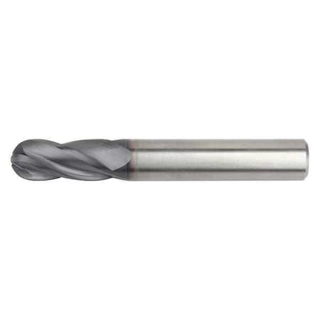 Ball End Mill, Single End, 4.00mm, Carbide MPN:40100400T025