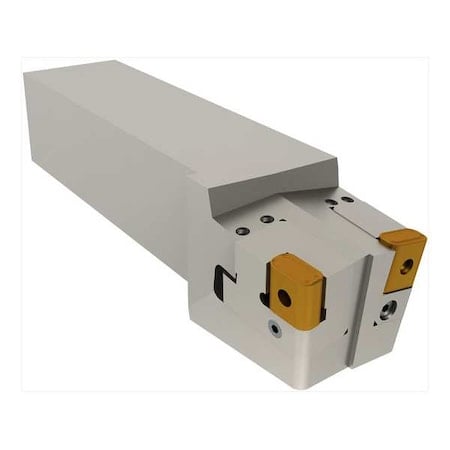 Indexable Boring Bar, 6939143120, 9.842 in L, Alloy Steel, 90 Degrees Rectangular Insert Shape MPN:2552320