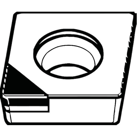 Diamond Turning Insert, Diamond, 3, CCGW, 1, Diamond MPN:3898749