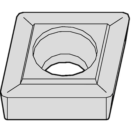 Diamond Turning Insert, Diamond, 3, CCMT, 5/16 in MPN:6128253