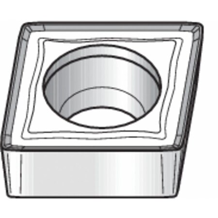 Diamond Turning Insert, Diamond, 3, CCMT, 2, Carbide MPN:5623475