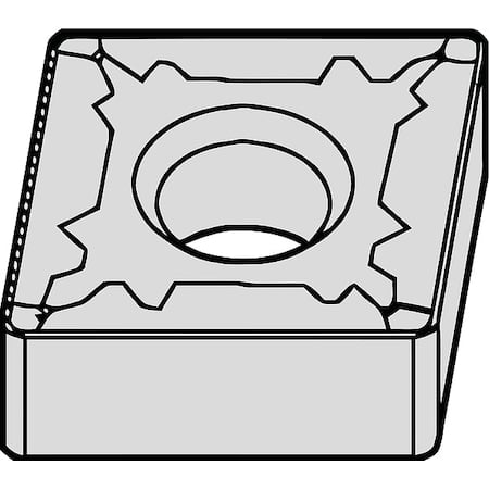Diamond Turning Insert, Diamond, 4, CNMG, 1, Carbide MPN:2560926