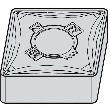 Diamond Turning Insert, Diamond, 4, CNMG, 1, Carbide MPN:4171318