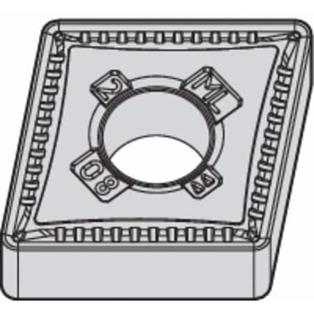 Diamond Turning Insert, Diamond, 4, CNMG, 2, Carbide MPN:4170459