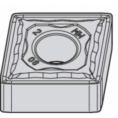 Diamond Turning Insert, Diamond, 4, CNMG, 3, Carbide MPN:4171684
