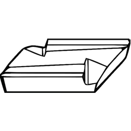 Diamond Turning Insert, Diamond, 6, CNMG, 3, Carbide MPN:2559372