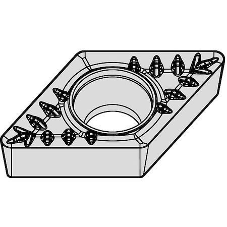 Diamond Turning Insert, Diamond, 3, DCMT, 1, Cermet MPN:6208110