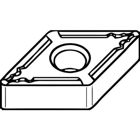 Diamond Turning Insert, Diamond, 4, DNMG, 1 MPN:2955754