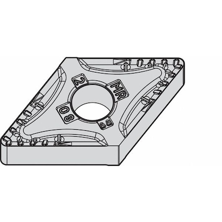 Diamond Turning Insert, Diamond, 4, DNMG, 1, Carbide MPN:4170568