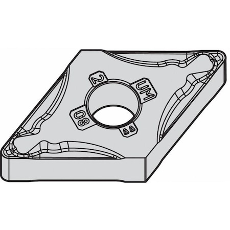 Diamond Turning Insert, Diamond, 4, DNMG, 1, Carbide MPN:4172389