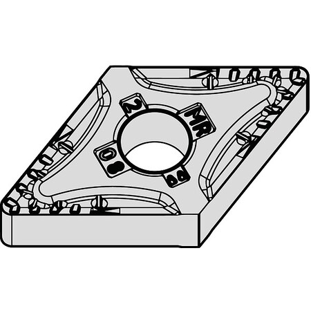 Diamond Turning Insert, Diamond, 4, DNMG, 2, Carbide MPN:4170055