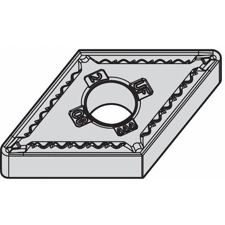 Diamond Turning Insert, Diamond, 4, DNMG, 2, Carbide MPN:4169388