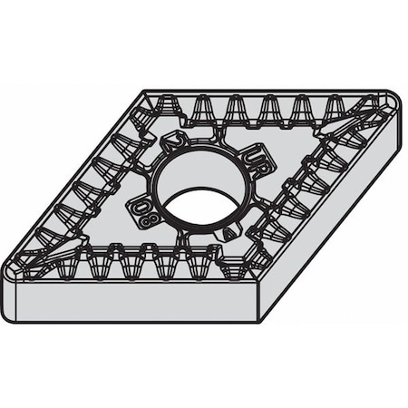 Diamond Turning Insert, Diamond, 4, DNMG, 2, Carbide MPN:4171105